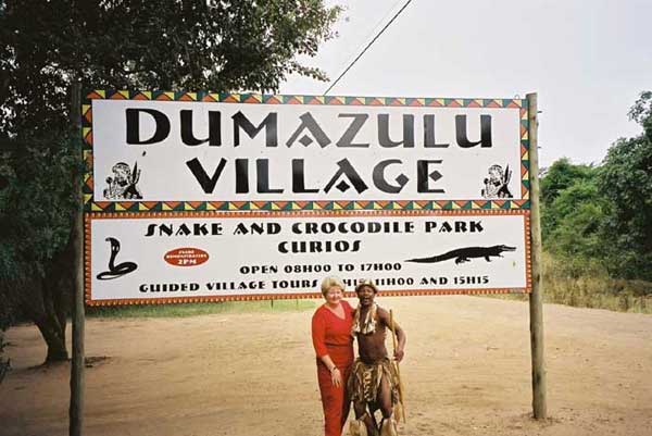 Damazulu sign in South Africa