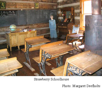 Schoolhouse in Strawberry, Arizona