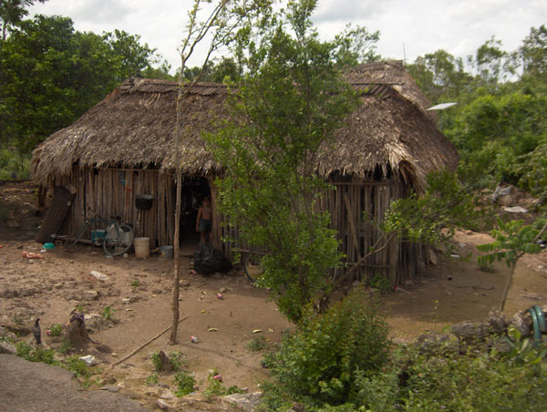 A Mayan home in the Northern Yuccatan Peninsula, Mexico