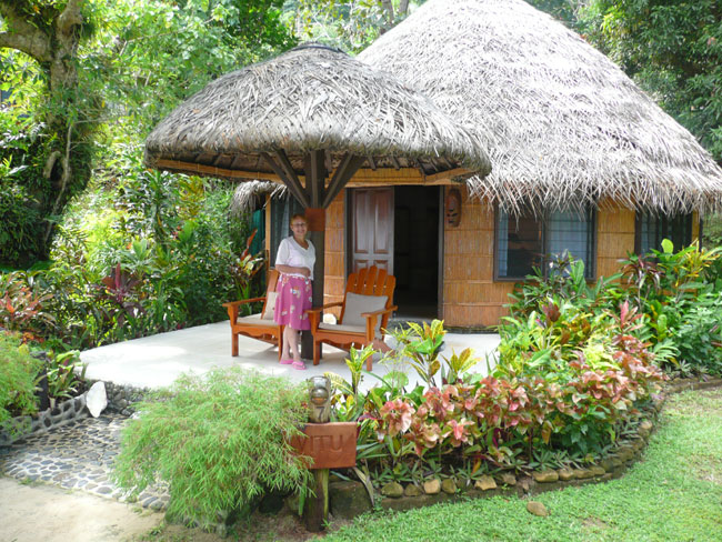Lenora's private bure at the Matangi Private Island Resort, Fiji.   Photo courtesy of Lenora Hayman
