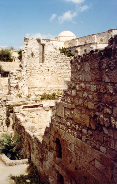 Bethesda  next to St. Anne's Basilica in Jerusalem's Old City