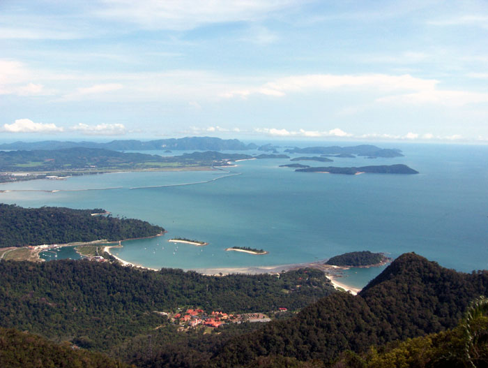 View from the Lankawi Cable Car, Lankawi, Malaysia    Photo by M. Maxine George