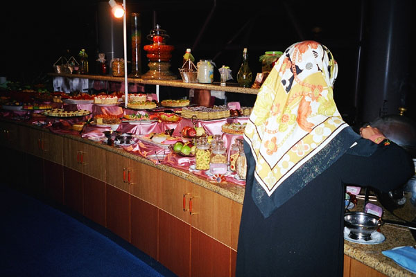 Desert Buffet at the KL Tower, Kuala Lumpur, Malaysia.  Picture by M. Maxine George