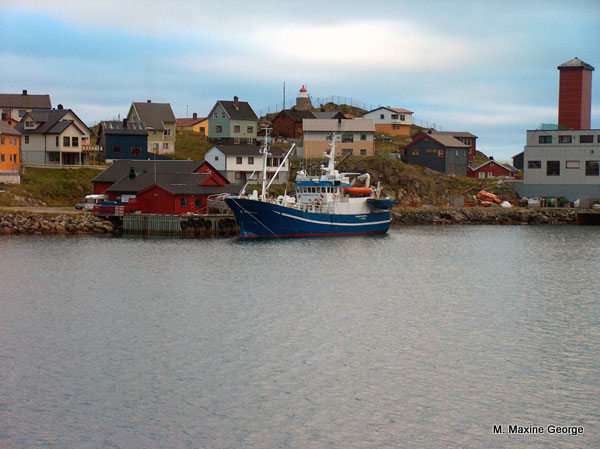 Polarlys visits an Artic fishing village above the Artic Circle in Norway