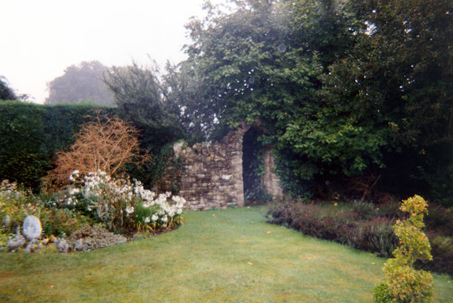 The Garden Gate at Grover's Lammas Park home in Minchinhampton, Gloucester, England.  Photo by M. Maxine George