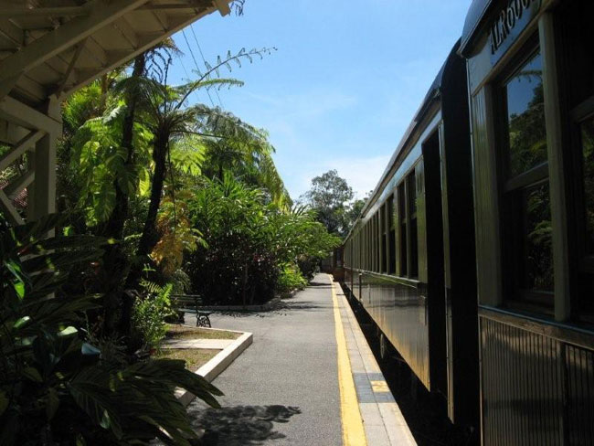 Kurunda Railway Station, North Queensland     Photo by Barry and Heather Minton