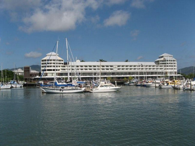 Cairns Marina, North Queensland.    Photo by Heather and Barry Minton
