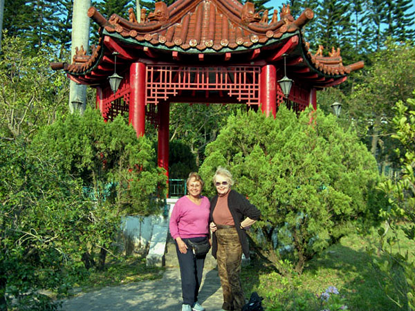 Pagoda in Chaing Kai Shek's park-like estate.