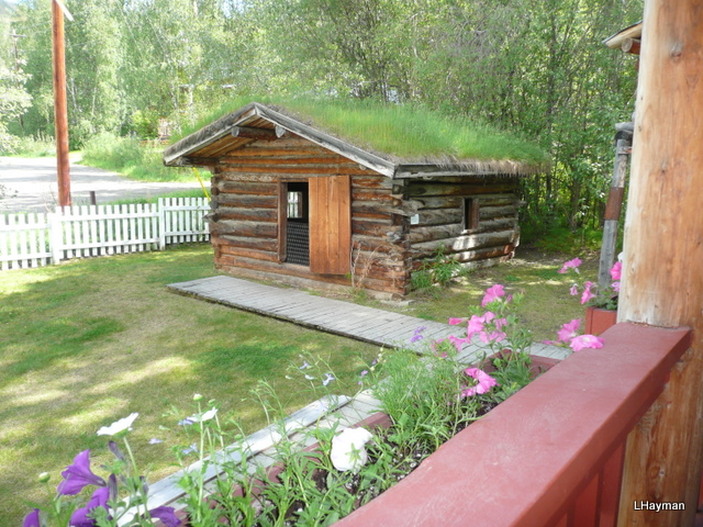 Jack London's Gold Rush Cabin in Dawson City Yukon Photo by Lenora Hayman