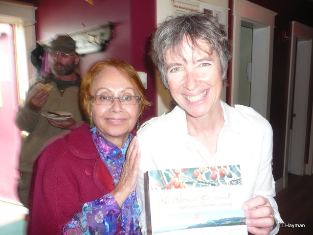 Lenora Hayman with Michele Genest, author of The Boreal Gourmet. Photo courtesy of Lenora Hayman