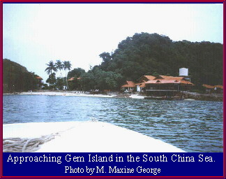 Approaching Gem Island