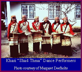Khasi "Shad Thma" Dance Performers