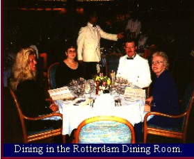 Dining in the Rotterdam Dining Room