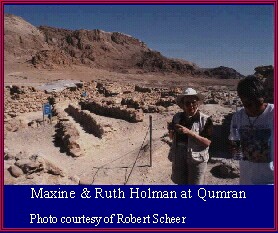 Maxine  Ruth Holman at Qumran