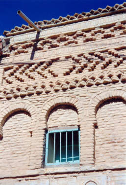 Famous brickwork of Tozeur