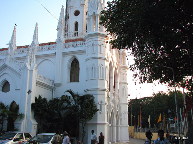 St Thomas Bascilica, Channai, Tamil Nadu, India.     Photo by Rick Butler
