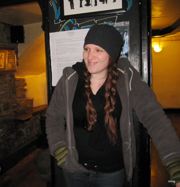Kirsten Weller patiently answers our questions about the ghosts of the Queens Head Hotel